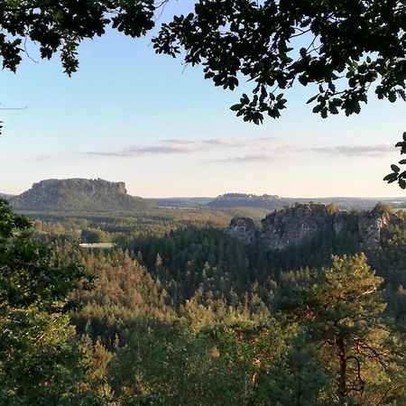 Apartmán Gohrischstein Blick Rathmannsdorf Exteriér fotografie